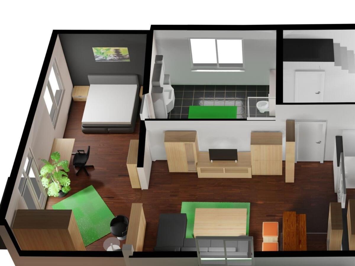 Ferienwohnung Loft- Direkt Am Falderndelft - Naehe Innenstadt Emden Eksteriør bilde